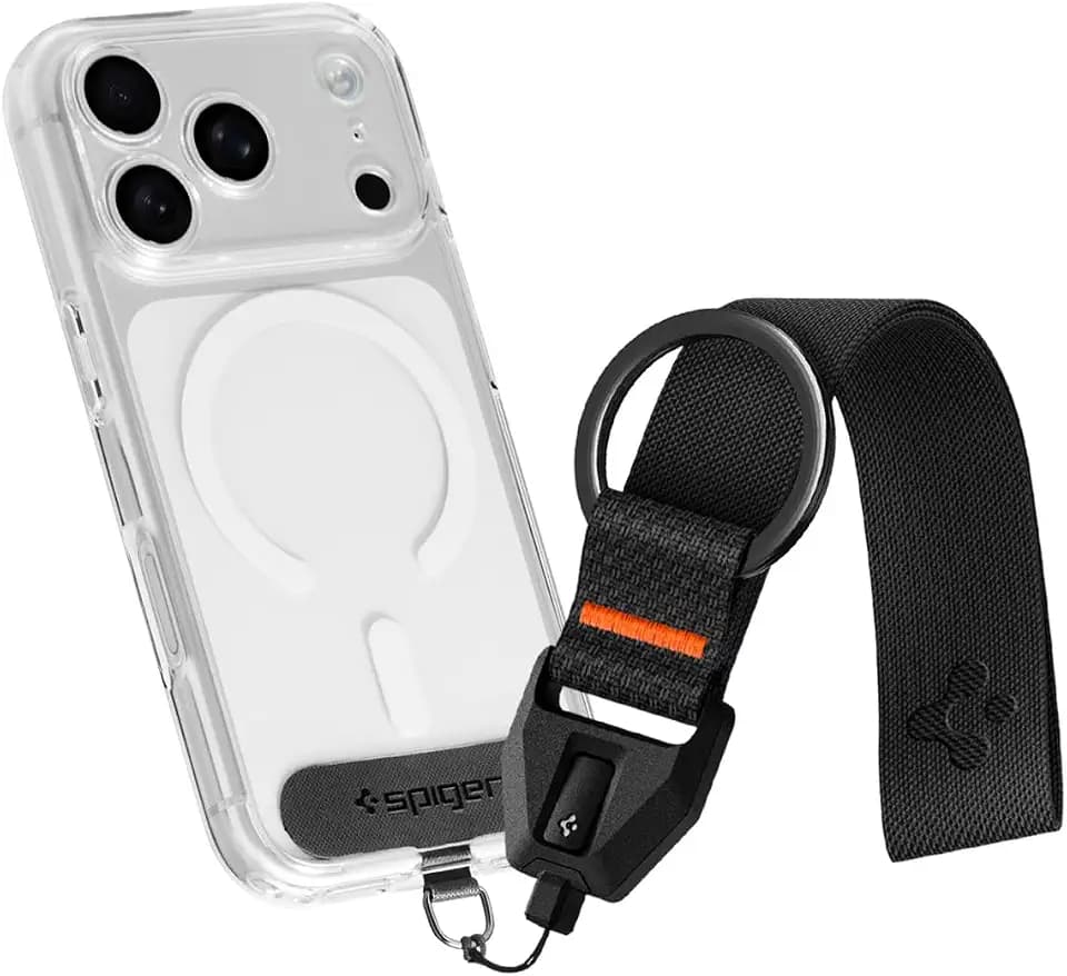 Spigen Phone Wrist Strap with Lanyard and Tether Tab (Universal)