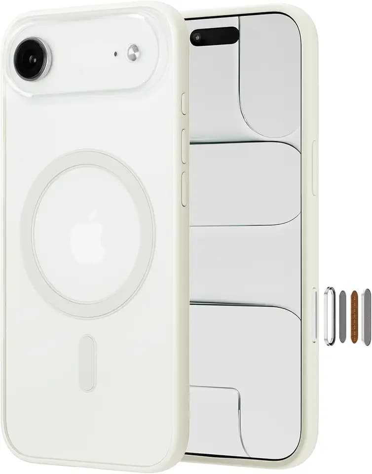 BELIX for iPhone Air Case, Compatible with MagSafe, Slim Hard Shell Clear Matte Phone Case, Anti-Yellowing & Anti-Fingerprint Frosted Finish, with Camera Control Button