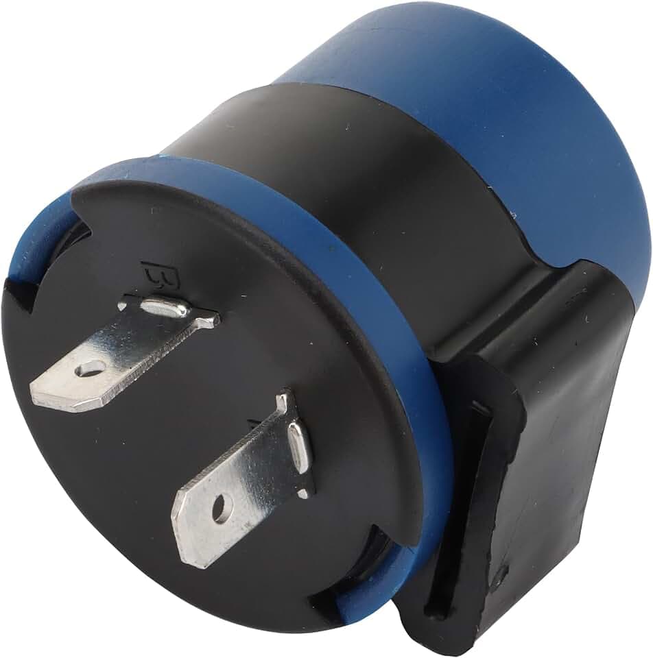 WOOSTAR 2 Pin 6V-12V Blinkrelais mit Beeper Wasserdicht Ersatz für 50ccm 70ccm 90ccm 110ccm 125ccm 150ccm 200ccm 250ccm ATV 4 Wheeler Quad Motorrad Go Kart Pit Dirtbike