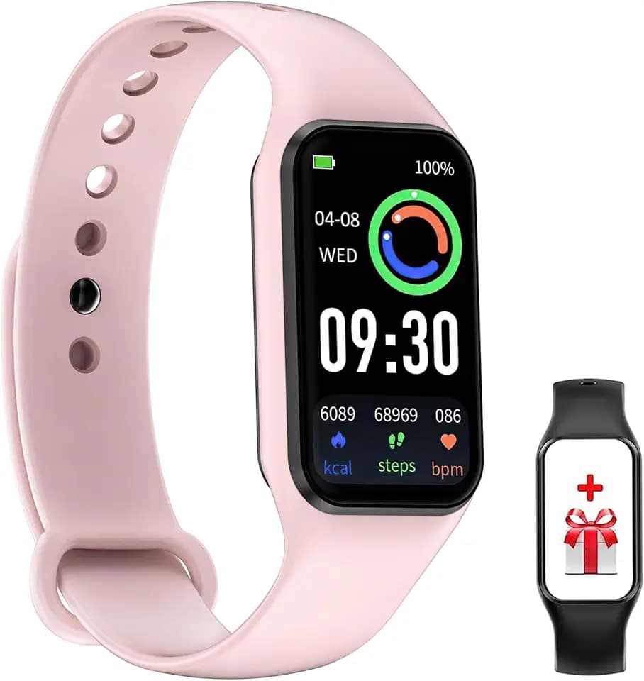 Smartwatch Damen,1,47''Farbdisplay, Fitness Tracker mit Schrittzähler,Oximeter(SpO2),Schlafmonitor Herzfrequenz, Sportuhr mit 24 Sportmodi Smart Watch für Android iOS