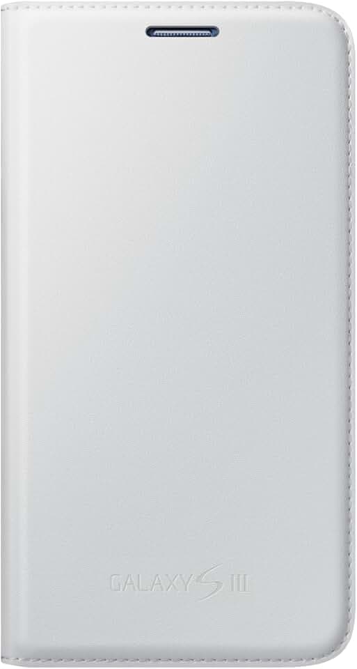 Samsung Hülle Schutzhülle Flip Wallet Case Cover für Samsung Galaxy S3 - Weiß