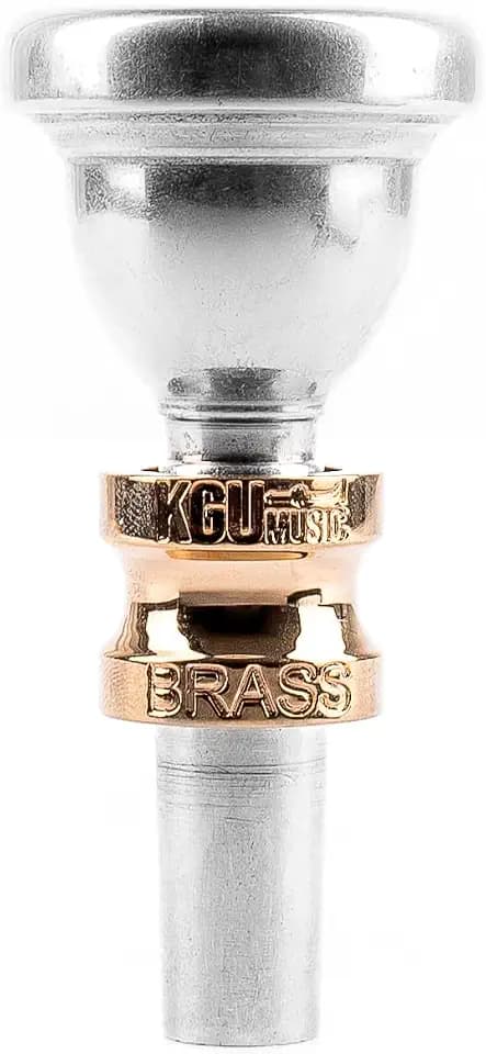 Mouthpiece Large Shank Booster for Trombone. Brass Accessory (Gold plated)