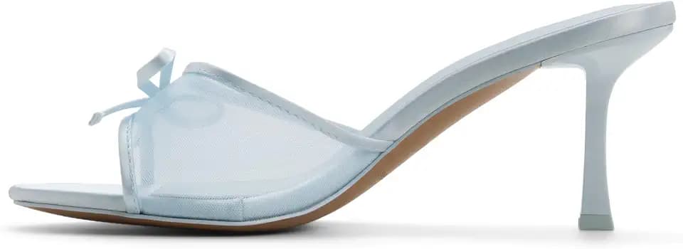 Call It Spring Women's Bettiie Mesh Bow Open-Toe Heeled Mule