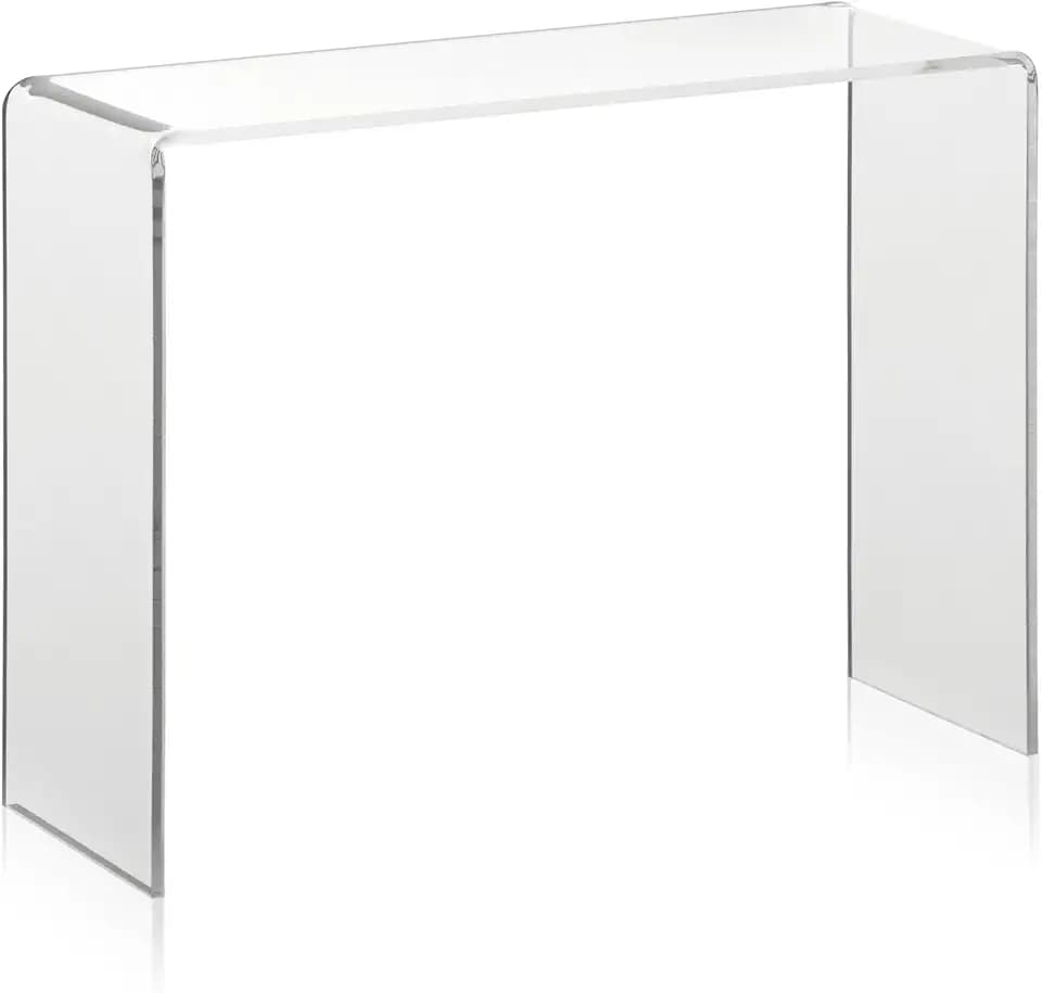 Warenträger als Deko-Brücke/Schuh-Display aus original PLEXIGLAS® (20x7x15cm) Präsentationsdisplay/Verkaufsständer aus Acrylglas