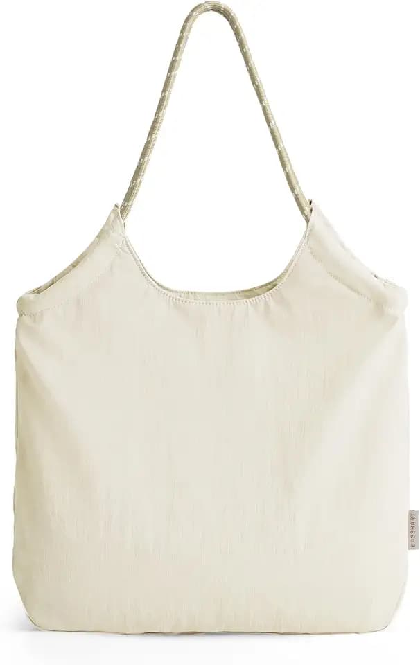 BAGSMART Tote Bag for Women, Travel Tote Beach Bag with Zipper for Gym