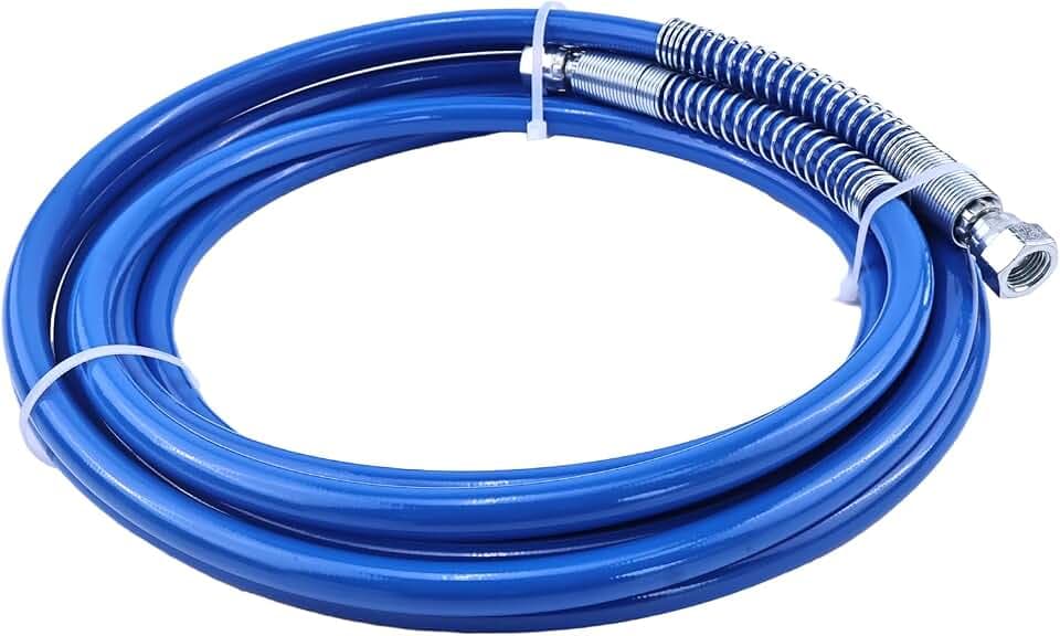 223756 Airless Paint Sprayer Hose Flexible Fiber Tube High Pressure Universal Paint Sprayer 1/4 in x 15 ft