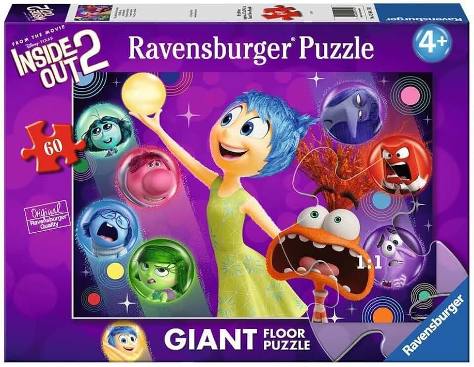 Ravensburger Kinderpuzzle 12004174 - Alles Steht Kopf 2: EIN großes Durcheinander - Bodenpuzzle mit 60 großen Puzzleteilen, für kleine Disney-Fans ab 4 Jahren
