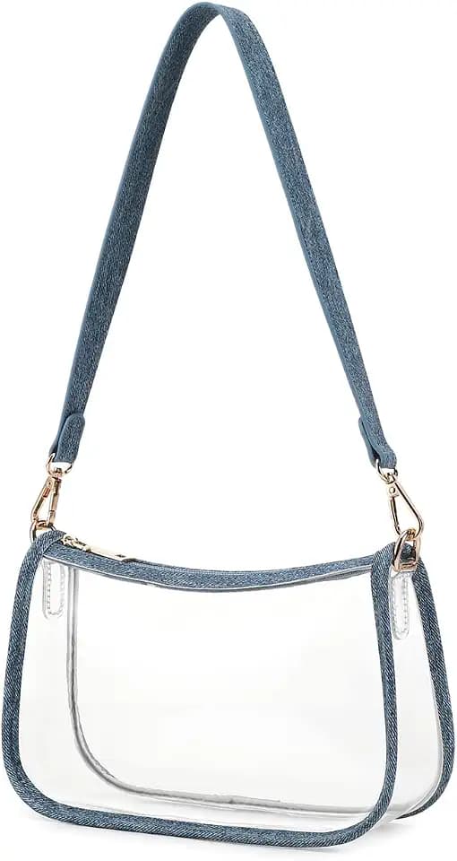 Clear Purse Bag for Stadium Events Transparent Shoulder Bag for Concert