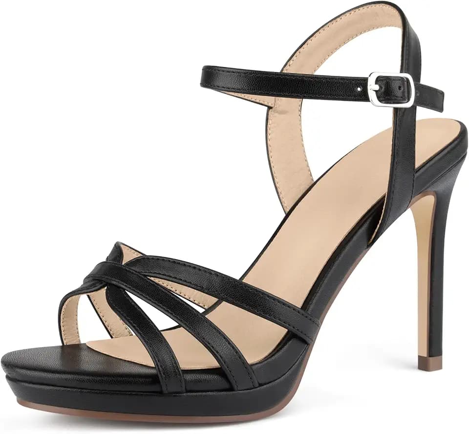 Women's Platform Heels Strappy Heeled Sandals