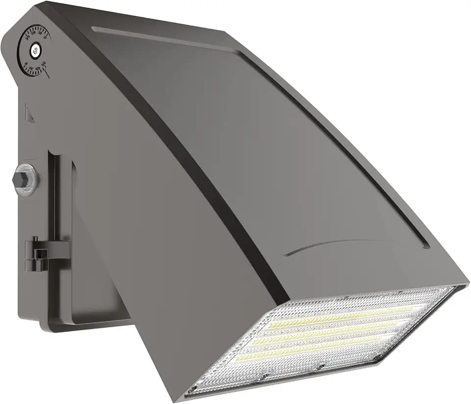 HYPERLITE Wall Pack Led Exterior Light: 100W 13,000LM ETL Listed Cut-Off LED Wall Pack Light - IP65 Waterproof Security Light Commercial and Industrial LED Wall Lights for Parking lot Home Yard