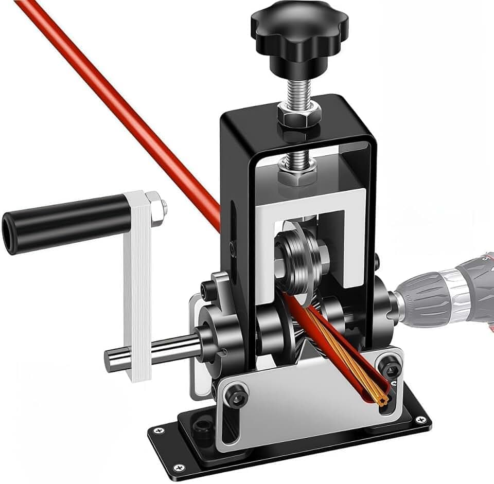 Kabelschälmaschine Elektrisch, Kabel Abisolierer, 1-25 mm Abisoliermaschine, Abisolierwerkzeug, Kabelabisolierer zum Schneiden von Abisolierschrott, Kabelschäler, Abmantelungswerkzeuga