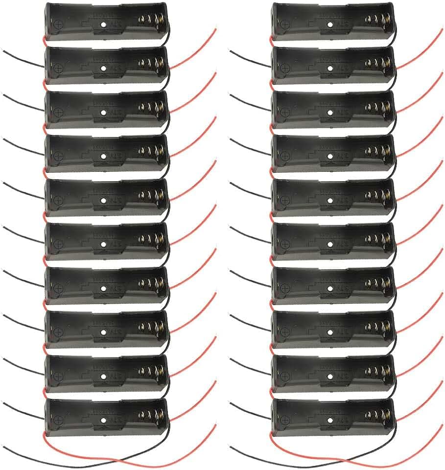 WMYCONGCONG 20 STÜCKE 1 x 3,7 V 18650 Batteriehalter Fall Kunststoff Batterie Aufbewahrungsbox Fall