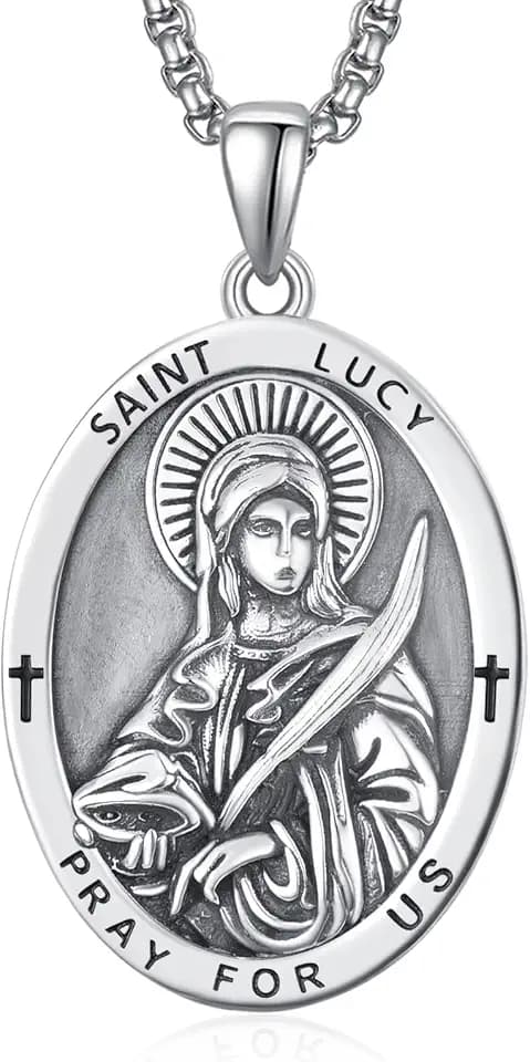 ADMETUS 925 Sterling Silver Patron Saint Medals