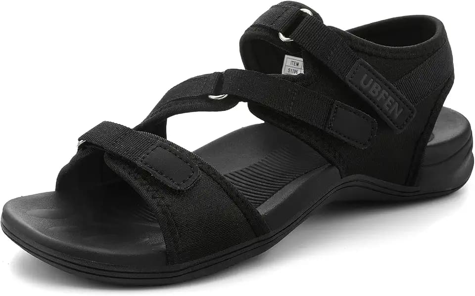 UBFEN Womens Hiking Water Sport Sandals with Arch Support