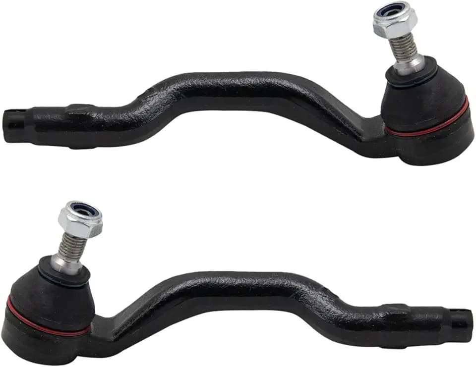 TRQ Outer Driver and Passenger Side Tie Rod Set 2 Piece