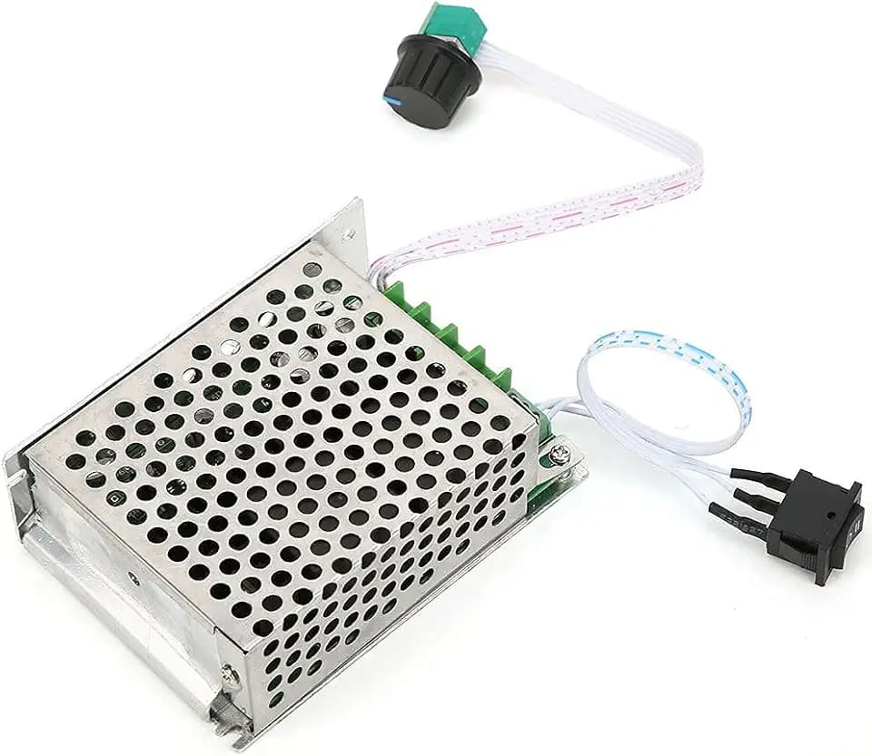 DC PWM Motor Controller 12V-36V 40A Reversible Professioneller Drehzahlregler mit Relais, Drehrichtungsumschalter für Elektrowerkzeuge, Roboter, Förderbänder (CCM6Ds-B)