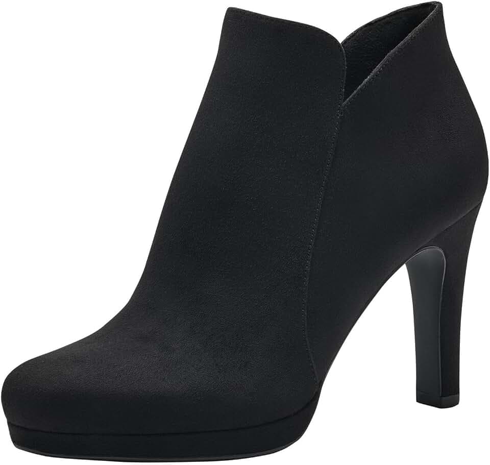 Tamaris Damen Boots Textil, schwarz, 40 EU