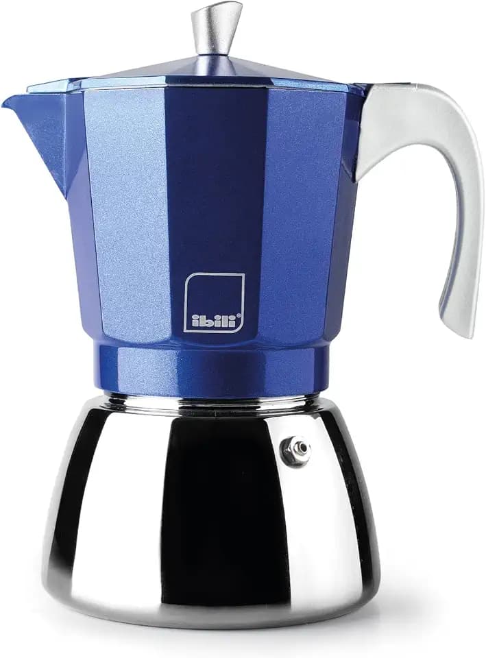 IBILI Elba Blue Kaffeemaschine, 6 Tassen