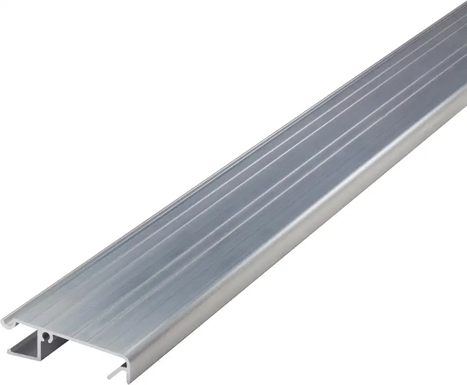 MD Building Aluminum Sill Threshold Extender, Mill, 2in x 7/16in x 36in