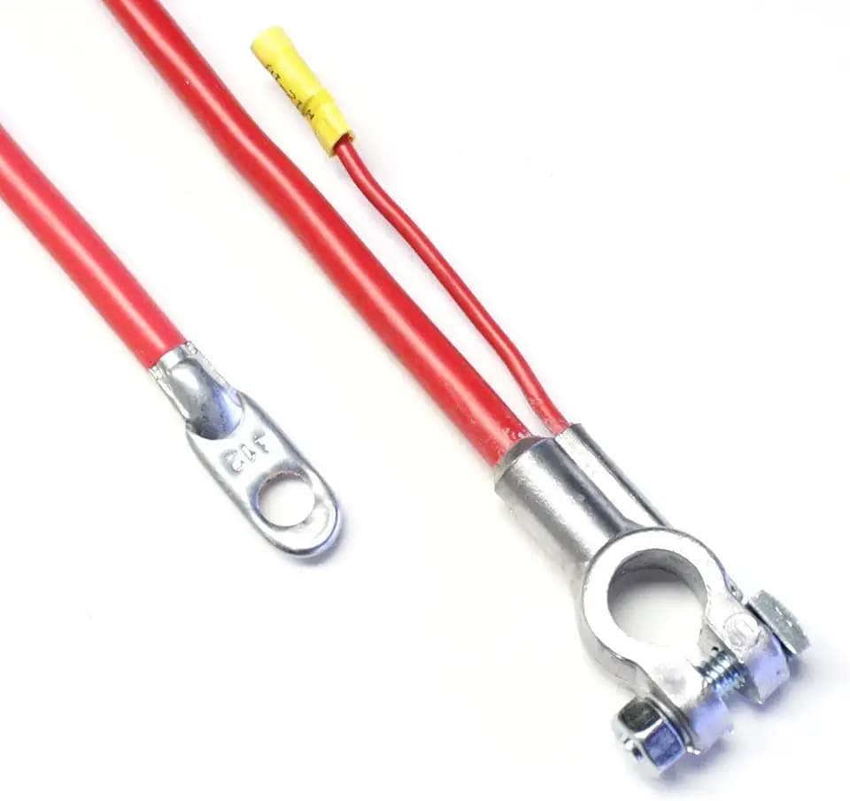Deka East Penn 00298 Post Terminal Battery Cable, 43in. 4ga, Red