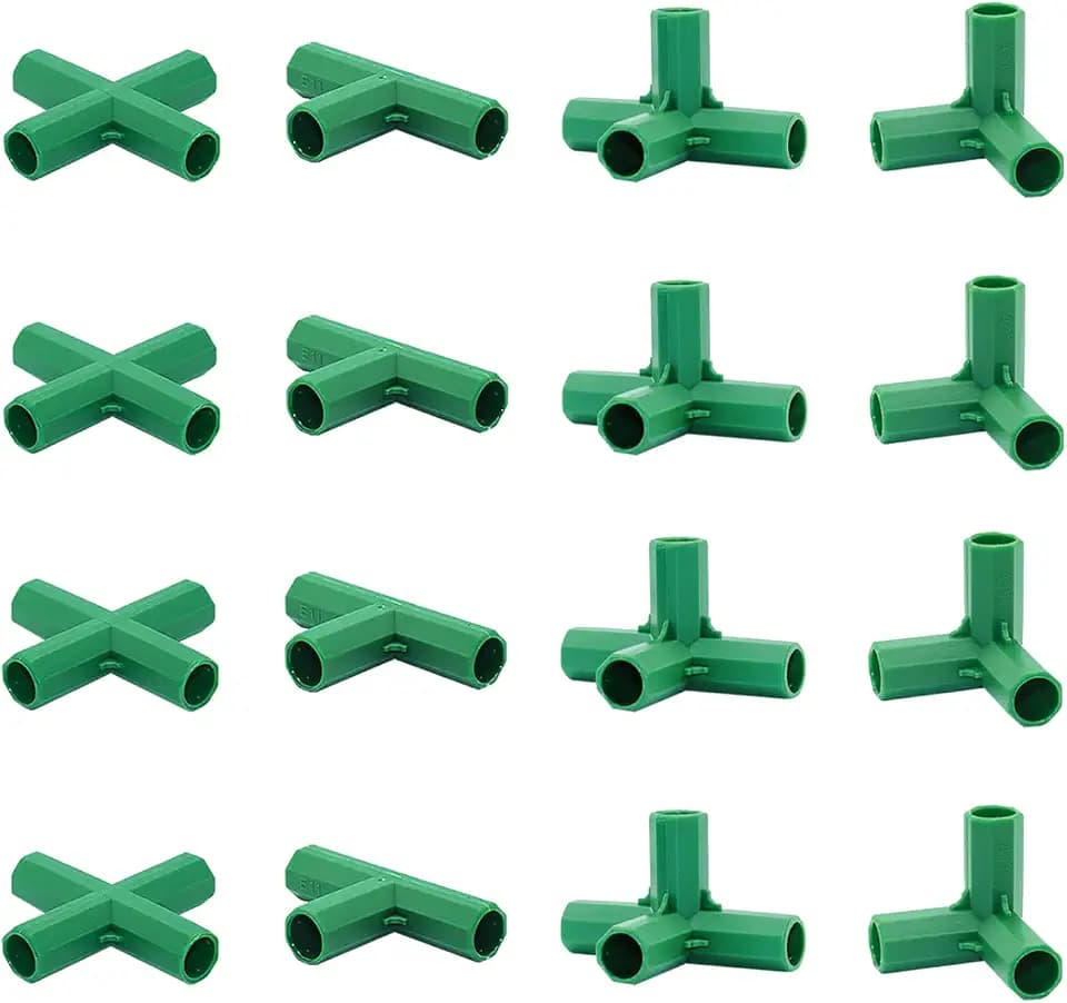 Fitting 16MM Stable Support Greenhouse Frame Building Connector
