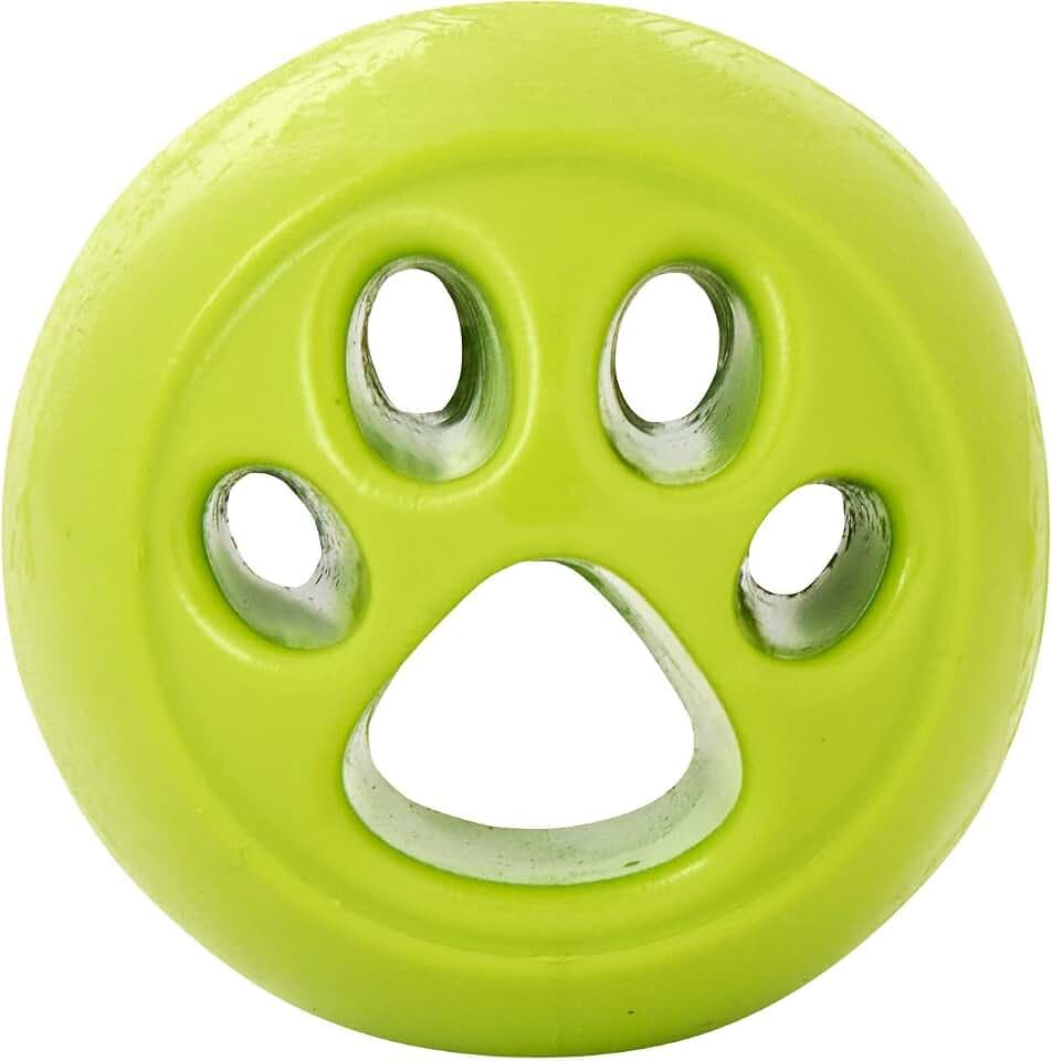 Planet Dog Orbee-Tuff Nooks - Snackspielzeug für Hunde - Pfotenabdruck - Grün