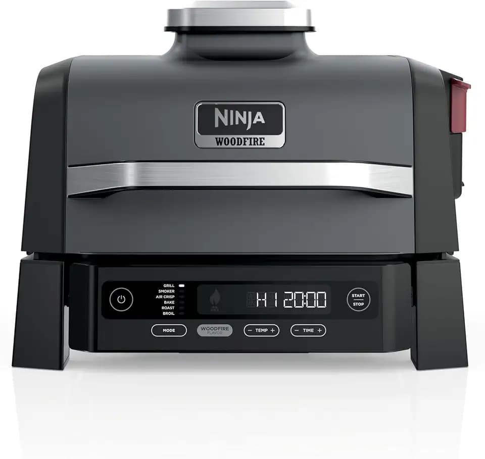 Ninja Woodfire Outdoor Grill & Smoker, 6-in-1, Air Fry, Bake, Broil, OG321