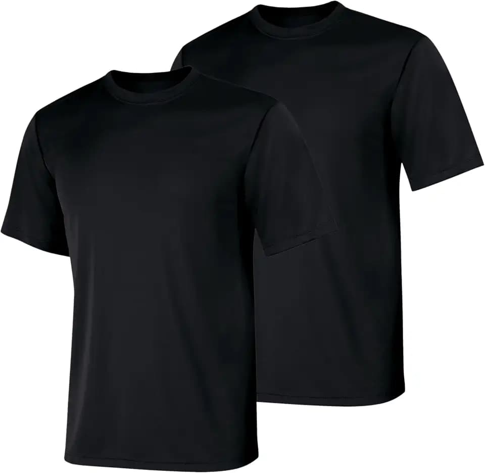 Hanes Men's Cool Dri Performance T-Shirt, Moisture-Wicking Short Sleeve Tee, 40+ UPF Protection, 2 Or 5 Pack