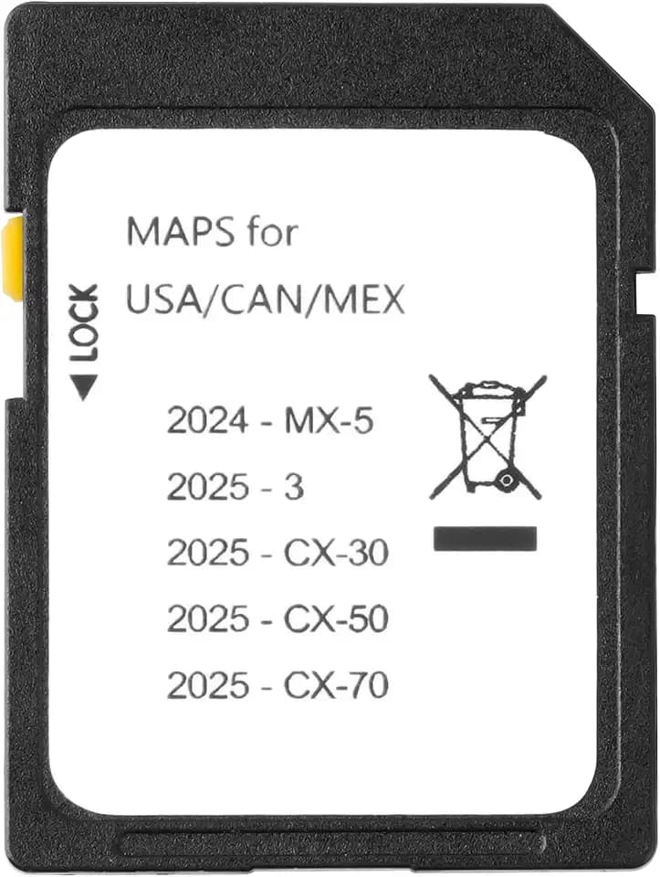 Latest Version Navigation SD Card Fits for Mazda CX-30/CX-50/CX-70/3 2025