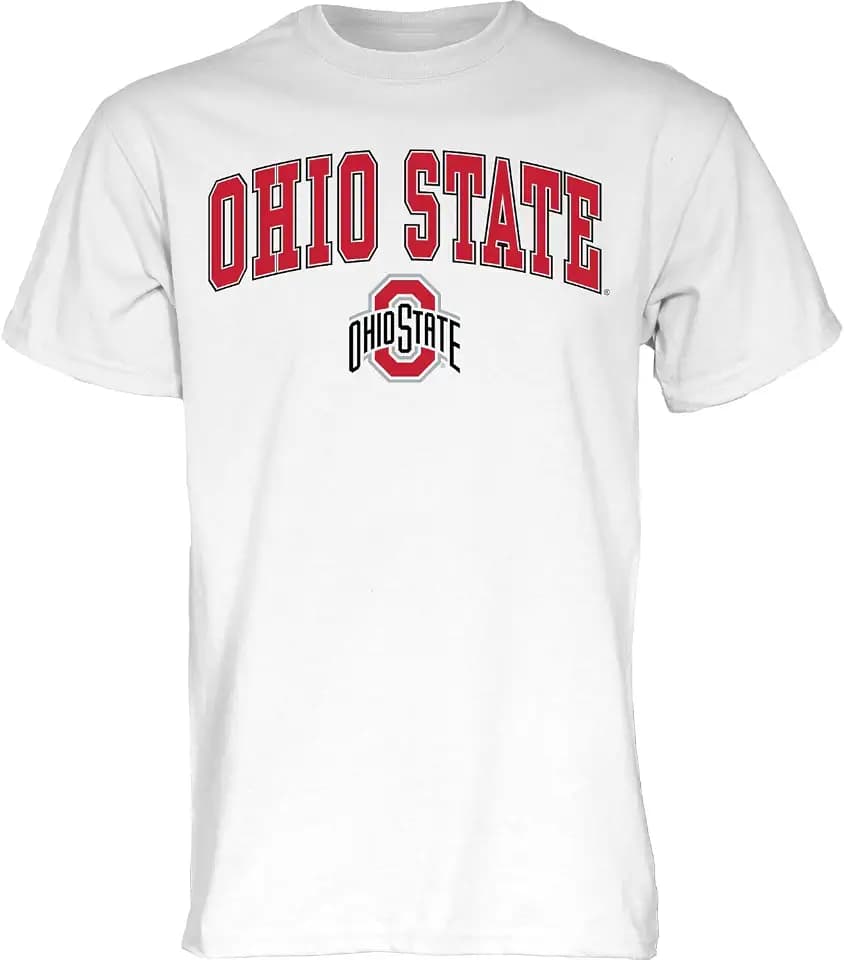 Blue 84 NCAA mens T Shirt White Arching Over