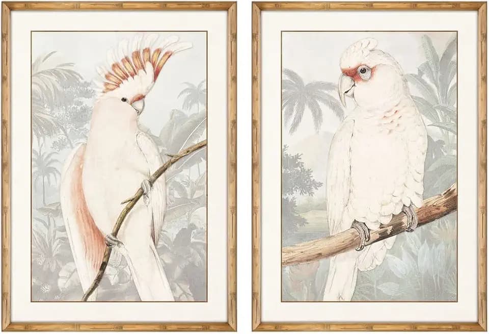 DKD Home Decor Loro Bild (50 x 2 x 70 cm) (2 Stück) (Referenz: S3018213)