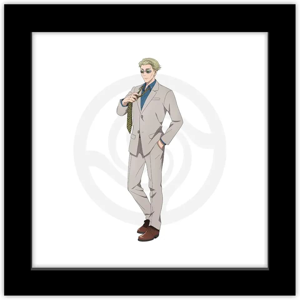 Trends International Gallery Pops Jujutsu Kaisen - Kento Nanami Wall Art Wall Poster, 12" x 12", Black Framed Version