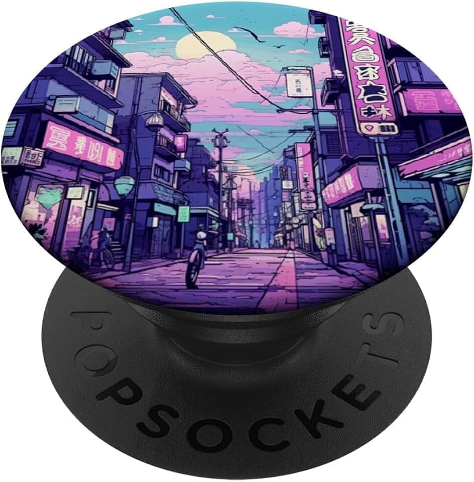 Japanese Aesthetic Vaporwave Kanji Japan Fashion PopSockets Adhesive PopGrip