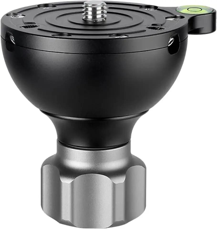 LEOFOTO YB-75SP 75mm Levelling Half Ball Adapter for Bowl Tripod Short Handle Low Profile