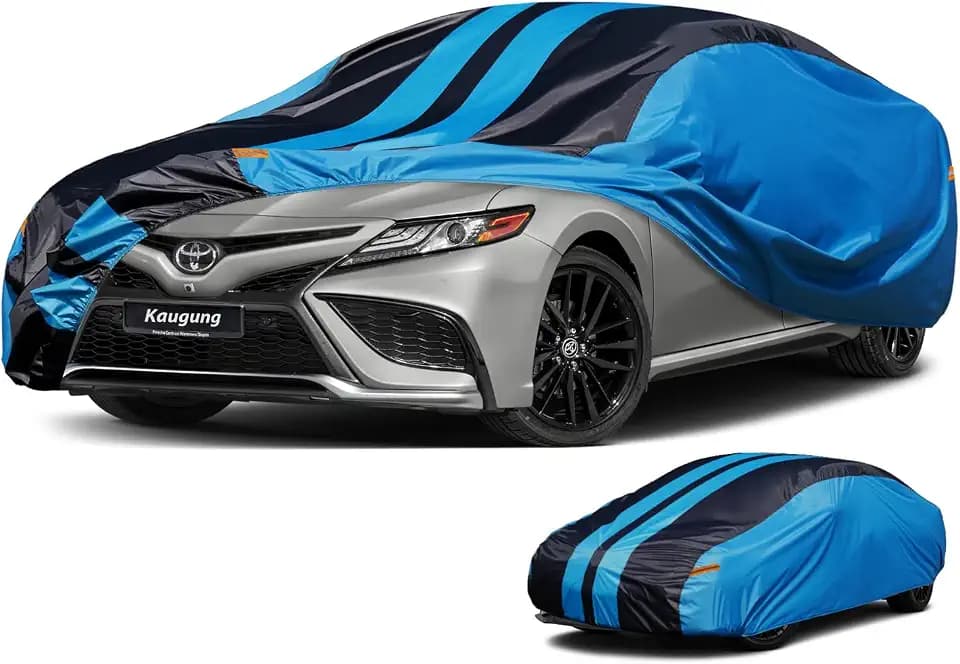 Kaugung Waterproof Car Cover Custom Fit Toyota Camry 1991-2025