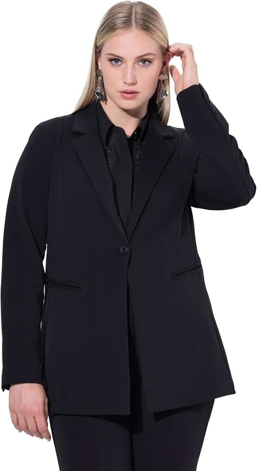 Ulla Popken Damen Jerseyblazer