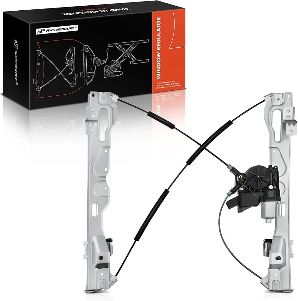 A-Premium Front Driver Side Power Window Regulator with Motor (7-Pin)