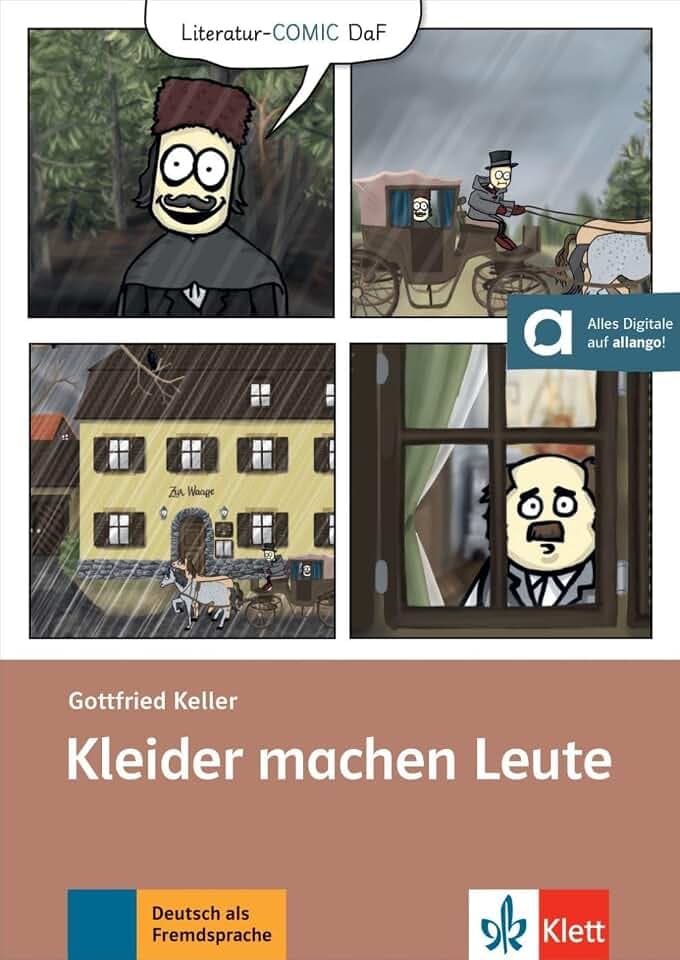 Kleider machen Leute: Lektüre mit Hörbuch und digitalen Extras (Literatur-COMIC DaF)