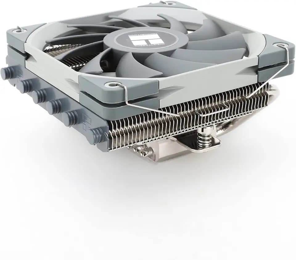 Thermalright AXP120-X67 Low Profile CPU Air Cooler with Quite 120mm TL-12015 PWM Fan, 6 Heat Pipes, 67mm Height, for AMD AM4/AM5Intel LGA 1700/1150/1151/1155/1156/1200