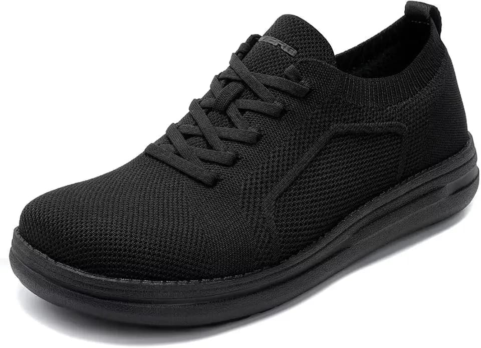 1TAZERO Wide Shoes for Men Slip on Shoes Casual Loafer with Arch Support Lightweight Walking for Elderly & Wide Feet Plantar Fasciitis
