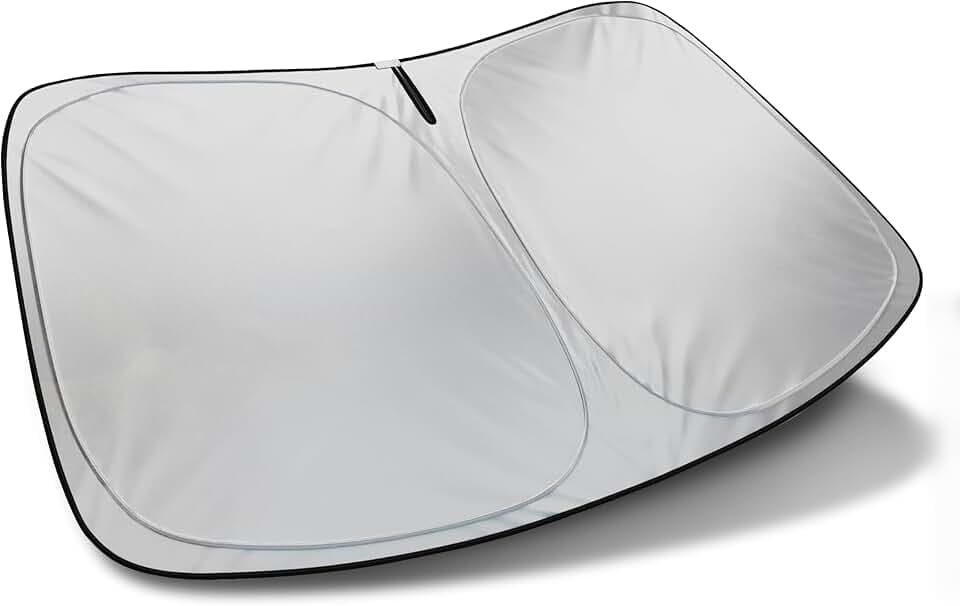 Autotech Park Foldable Sunshade Compatible with 2017-2023 Subaru Impreza Sedan, UV Reflective and Easy Storage, Custom-fit Car Windshield Sun Shade