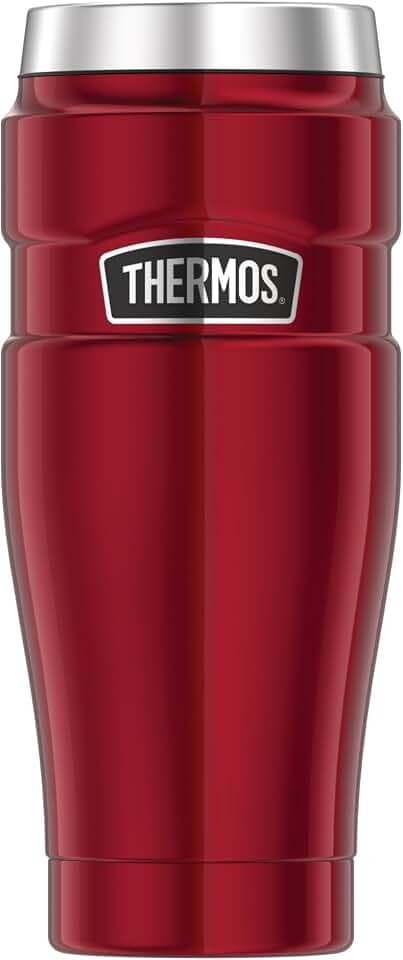 THERMOS STAINLESS KING Thermobecher 0,47 l, 7 h heiß, cranberry red