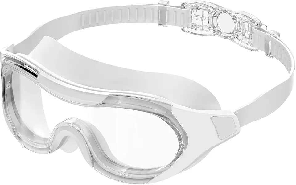 Schwimmbrille Erwachsene Antibeschlag | GroßEr Rahmen HD-Linse