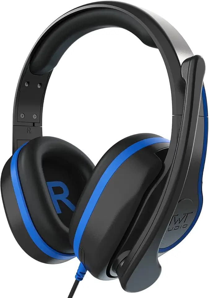 TWT Audio REVO TW310 Over-Ear Wired Headphones With Mic Boom - 3.5mm Jack