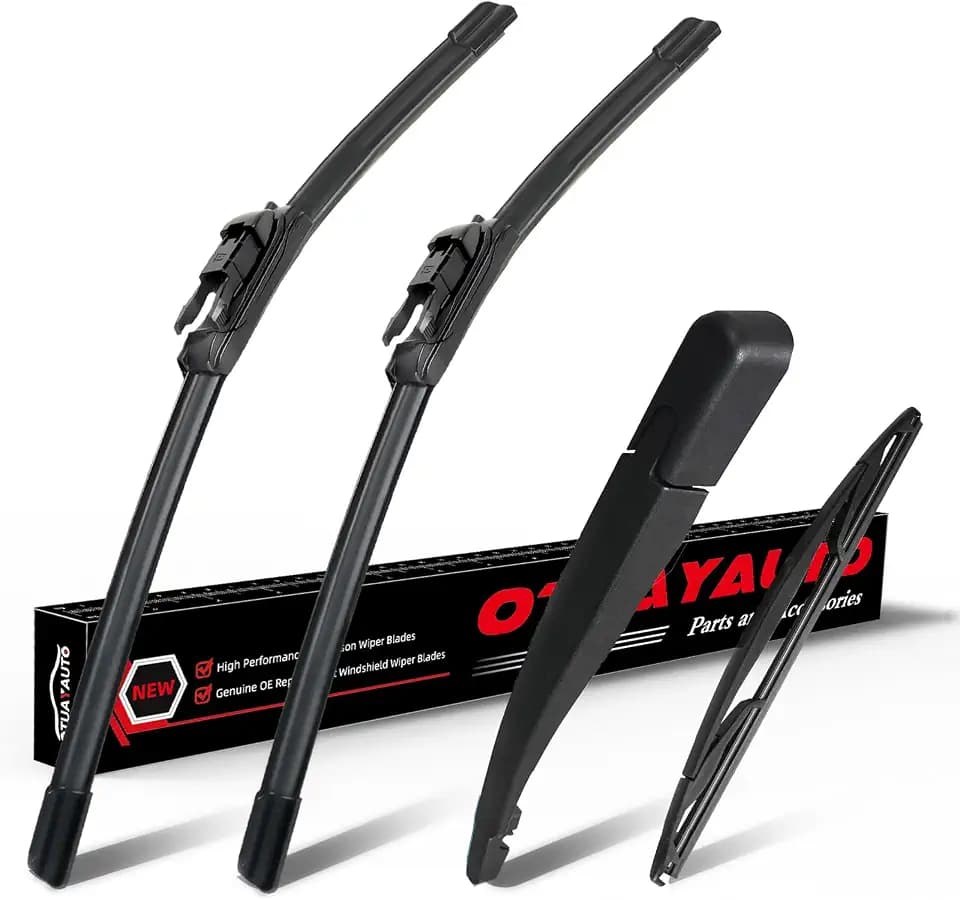 OTUAYAUTO 20"+20"+11"+12" Wipers Replacement for Ford Escape 2008-2012 Premium All-Season Front Windshield Wiper Blades and Rear Wiper Arm and Blade Assembly Kit(Pack of 4)