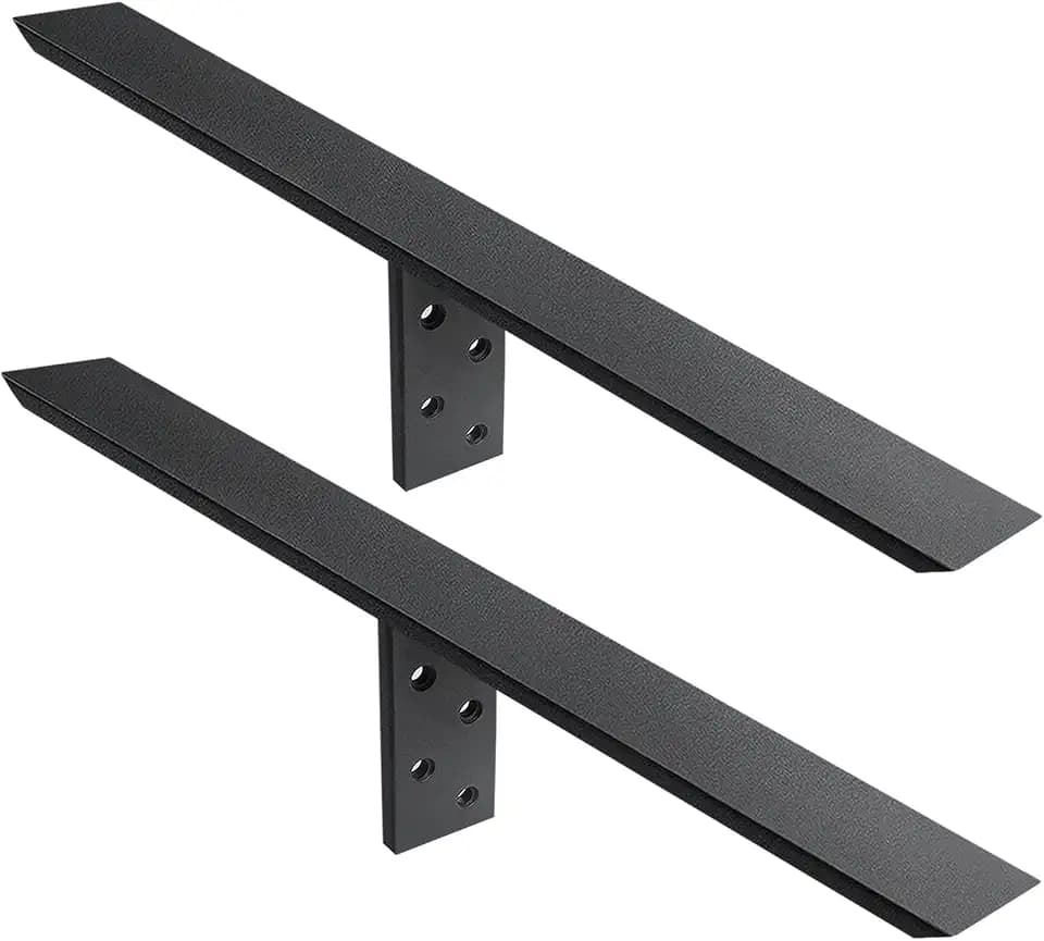 Hidden Countertop Support Bracket 32 Inch 2 Pack Heavy Duty Granite Support Bracket for Kitchen Island Bar Top Countertop