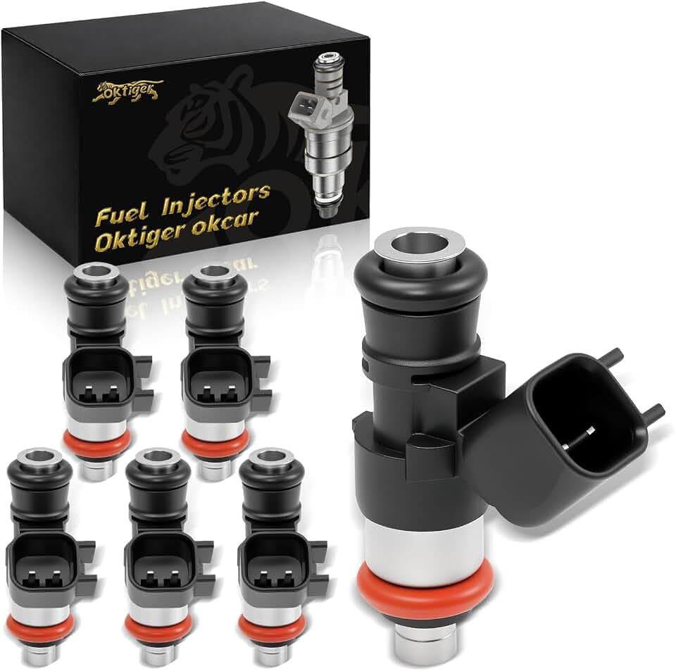 Oktiger Fuel Injectors 3.5L 3.7L V6 for Ford Edge 2011-2018, Explorer 2011-2019, F-150/Mustang 2011-2017, Flex 2013-2019, Taurus 2012-2019, Transit-150/250/350, for Lincoln Mks Mkt Mkx, OE# 0280158191