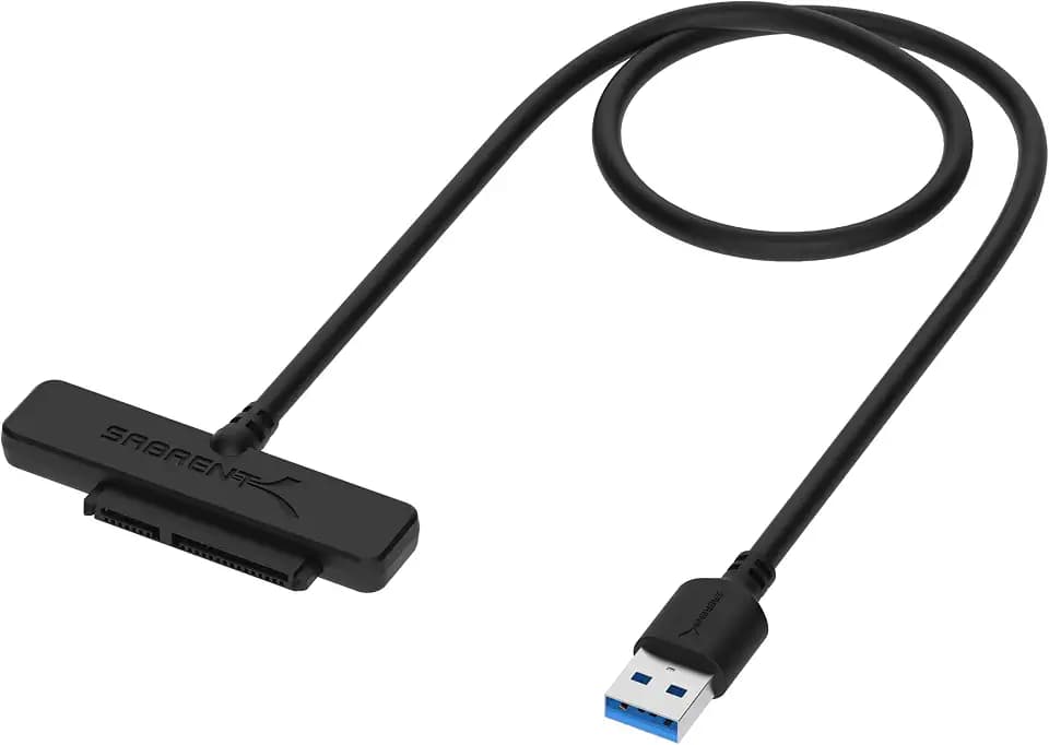 SABRENT SATA USB Adapter SSD HDD 2,5 Zoll Festplattenadapter USB, 5Gbps Data Transfer (EC-SSHD)