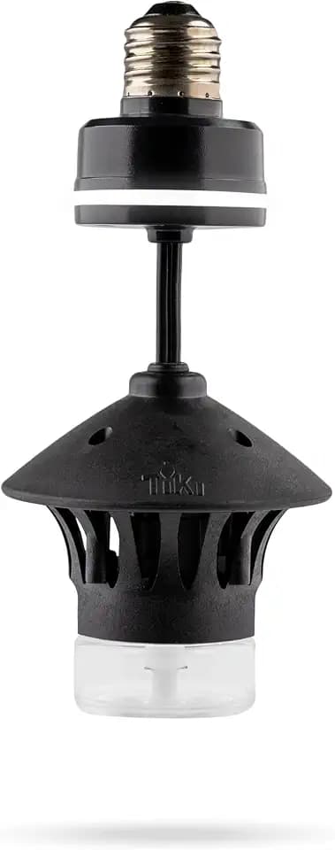 TIKI® BiteFighter® Plug & Repel Mosquito Repellent for Outdoor String Lights Odor-Free, Easy Install, 110 sq. ft. Coverage with 12 Hours of Protection