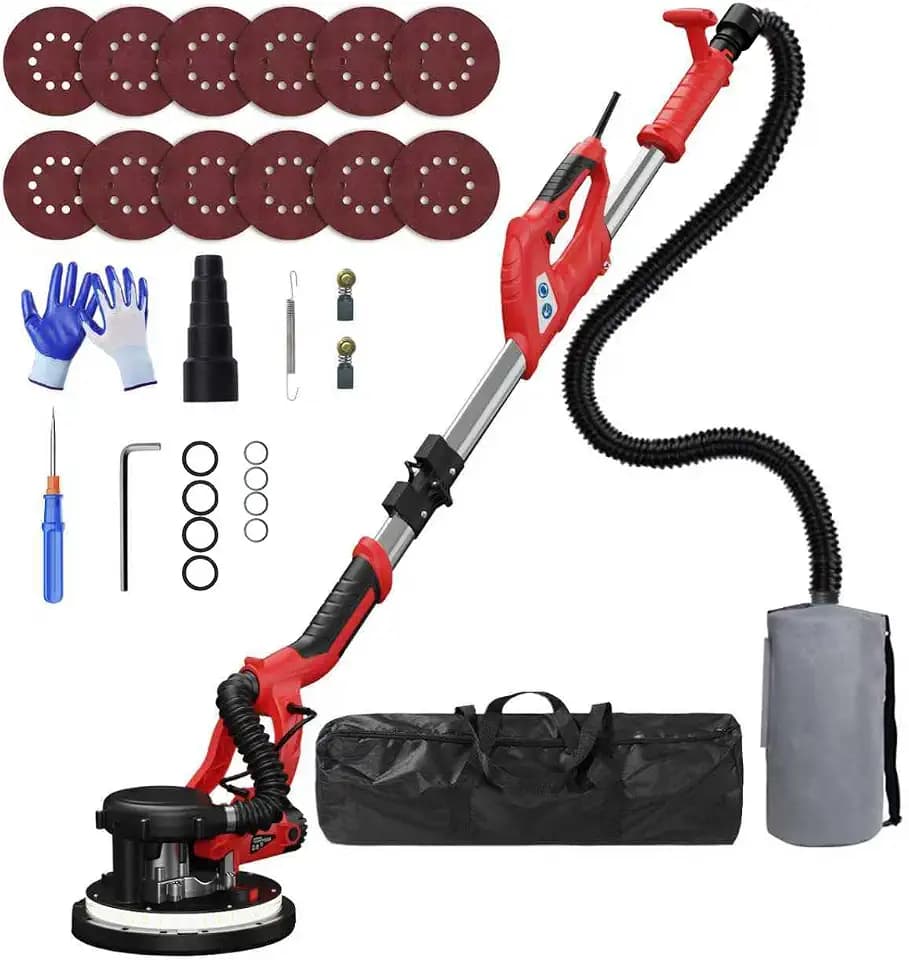 Drywall Sander, 2026 Upgraded 8-Amp Popcorn Ceiling Removal Tool